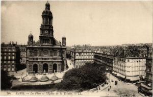 CPA PARIS 9e La Place et l'Église de la Trinite (534451)