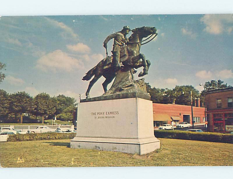 Pre-1980 MONUMENT SCENE St. Joseph Missouri MO AE7307