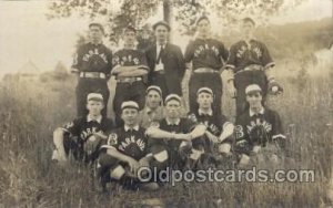 Park Ave, Binghamton, NY USA Baseball Real Photo 1909 