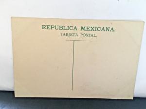 Postcard  Hand-Colored The Popocatepetl Mountain, Ameccameca, Mexico   Z9