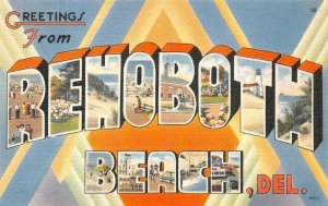 REHOBOTH BEACH DELAWARE LOVERS RETREAT GROUP OF 3 POSTCARDS (1908-1940s)