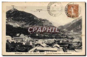 Postcard Briancon Old City the highest of Europe Vallee Fontchristiane and St...