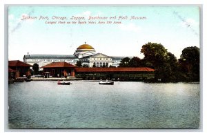 Field Museum and Lagoon Chicago Illinois IL UNP DB Postcard Y2