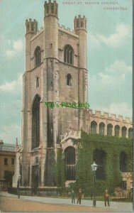 Cambridgeshire Postcard - Great St Mary's Church, Cambridge   RS25050