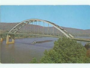 Unused Pre-1980 BRIDGE SCENE Wheeling West Virginia WV HQ8989@