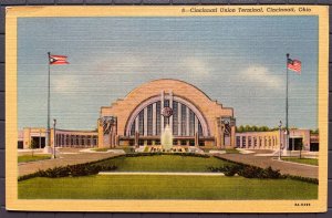 Vintage Postcard 1933 Cincinnati Union Terminal Cincinnati Ohio (OH)