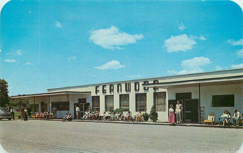 1950s Fernwood Vacation Resort Pocono Mountains Pennsylvania Postcard