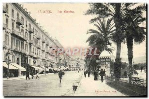 Postcard Old Nice Rue Massena