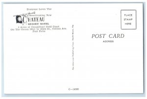 c1960 Chateau Resort Motel Oceanfront Gold St. Collins Miami Florida FL Postcard