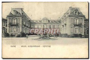 Old Postcard Colmar Prefecture