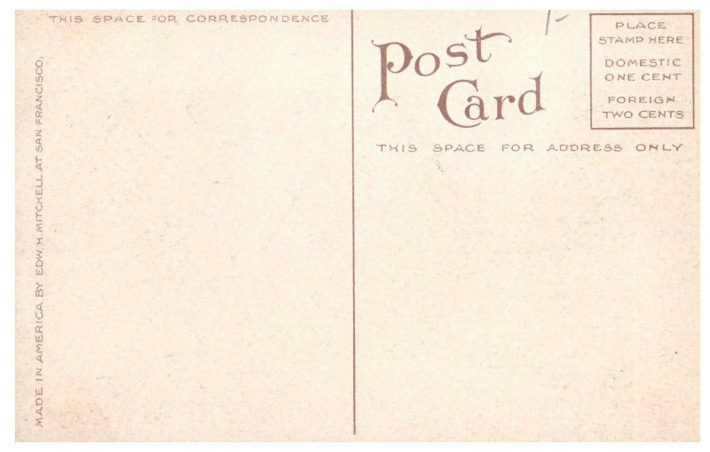 No. 1856 A Residence Section Spokane, Washington Mitchell Postcard