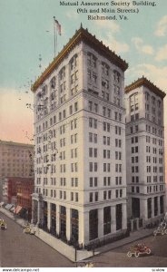 Mutual Assurance Society Building, RICHMOND, Virginia, PU-1913