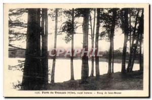 Postcard Old Forest of Troncais Allier Bonnet Pond Sayat