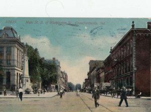 CRAWFORDSVILLE , Indiana, 1913 ; Main Street