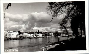 1930s - 1950s River View Valdivia Chile Real Photo Postcard
