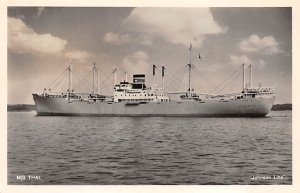 MS Thai Printed Photo Johnson Line Ship 