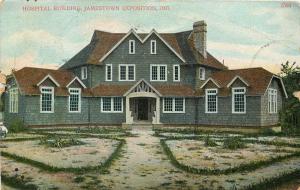 1907 Chromograph Postcard Hospital Building Jamestown VA Exposition Posted