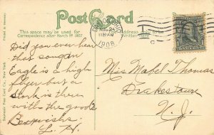 Dayton Ohio 1908 Postcard Third Street East Stores 