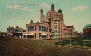 Atlantic City NJ-New Jersey, The Blenheim Hotel Resort, Vintage Postcard 1910