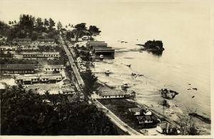indonesia, BORNEO BALIKPAPAN, Main Road (1930s) RPPC Postcard