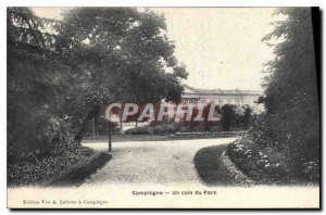 Old Postcard Compiegne A Corner Park