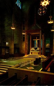 Maryland Baltimore Cathedral Of Mary Our Queen Main Altar 1964