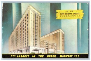 Minneapolis Minnesota MN Postcard The Curtis Hotel Building Exterior View