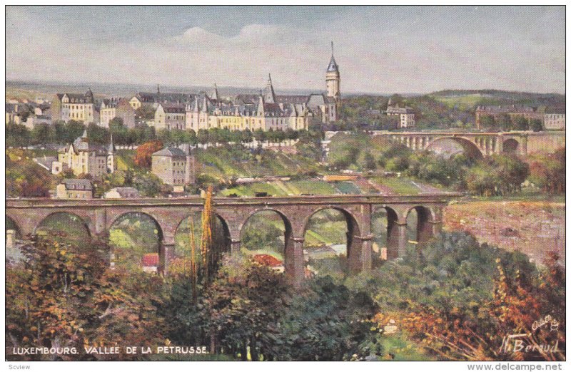 TUCK #797; LUXEMBOURG; Vallee de la Petrusse, Bridge, 00-10s