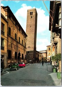 Ravenna ~ Paolo Costa Street and Tower Municipal Italy Postcard