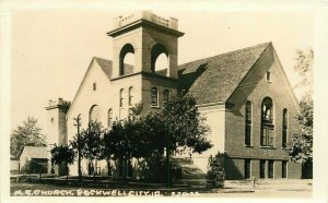 ME Church Rockwell City Iowa #235-22 RPPC Photo Postcard 20-12519