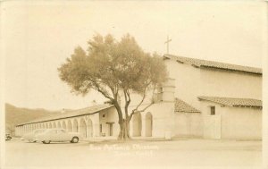 California Jolon San Antonio Mission 1940s RPPC Photo Postcard 22-1761