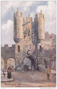 YORK, Yorkshire, England, 1900-1910's; Micklegate Bar