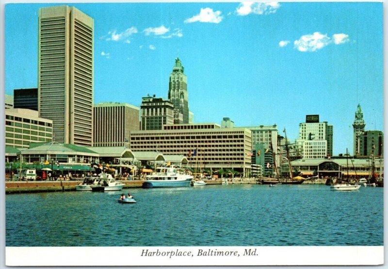 Postcard - Harborplace - Baltimore, Maryland