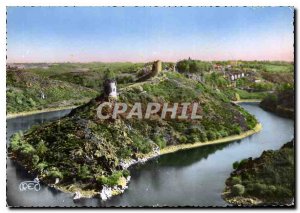 Postcard Modern Creuse Picturesque Ruins of Crozant in Creuse Confiuent and S...