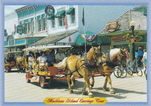 Mackinac Island Carriage Tour Horse Drawn Taxi Michigan