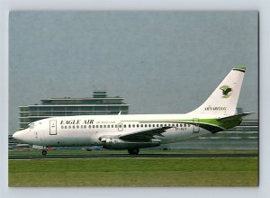 Aviation Airplane Postcard Eagle Air Airlines Iceland Arnarflug Boeing 737 E10