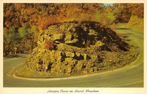 Hairpin Curve on Laurel Mountain - Laurel Mountain, West Virginia WV  