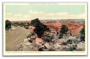 Hermit Rim Road Grand Canyon AZ Arizona Fred Harvey UNP DB Postcard W11