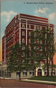 Houston Hotel Dothan AL Postcard PC502