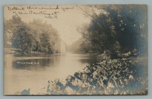 MILLSTONE NJ SOMERSET COUNTY SCENE ANTIQUE REAL PHOTO POSTCARD RPPC