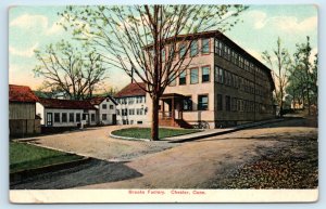 Chester CT Brooks Factory Connecticut Postcard