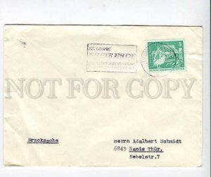 290538 EAST GERMANY 1977 Neubrandenburg Freie Erde press real post COVER