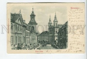 460844 1902 year POLAND Warsaw Freta street Vintage RPPC