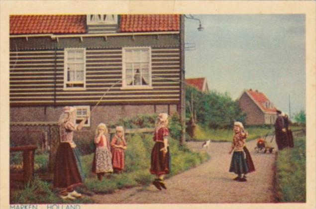 Netherlands Marken Children PLaying