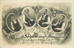 1920s Germany Konzert Tanz Stimmings Ensemble Music Lichtenthaler Blazy RPPC