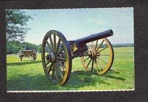VA Manassas Battlefield Park Virginia Civil War Union Army Cannon Postcard