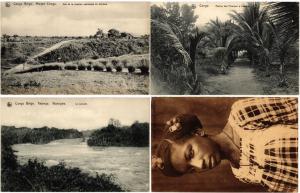 BELGIAN CONGO AFRICA 74 CPA AFRIQUE Vintage Postcards pre-1940