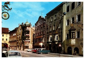 Postcard Austria  Rattenberg street scene