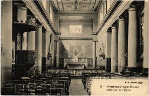 CPA Fontenay aux Roses Interieur de l'Eglise (1314405)