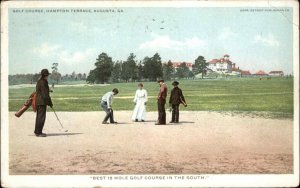 Augusta Georgia GA Golf Course Detroit Pub c1910 Vintage Postcard